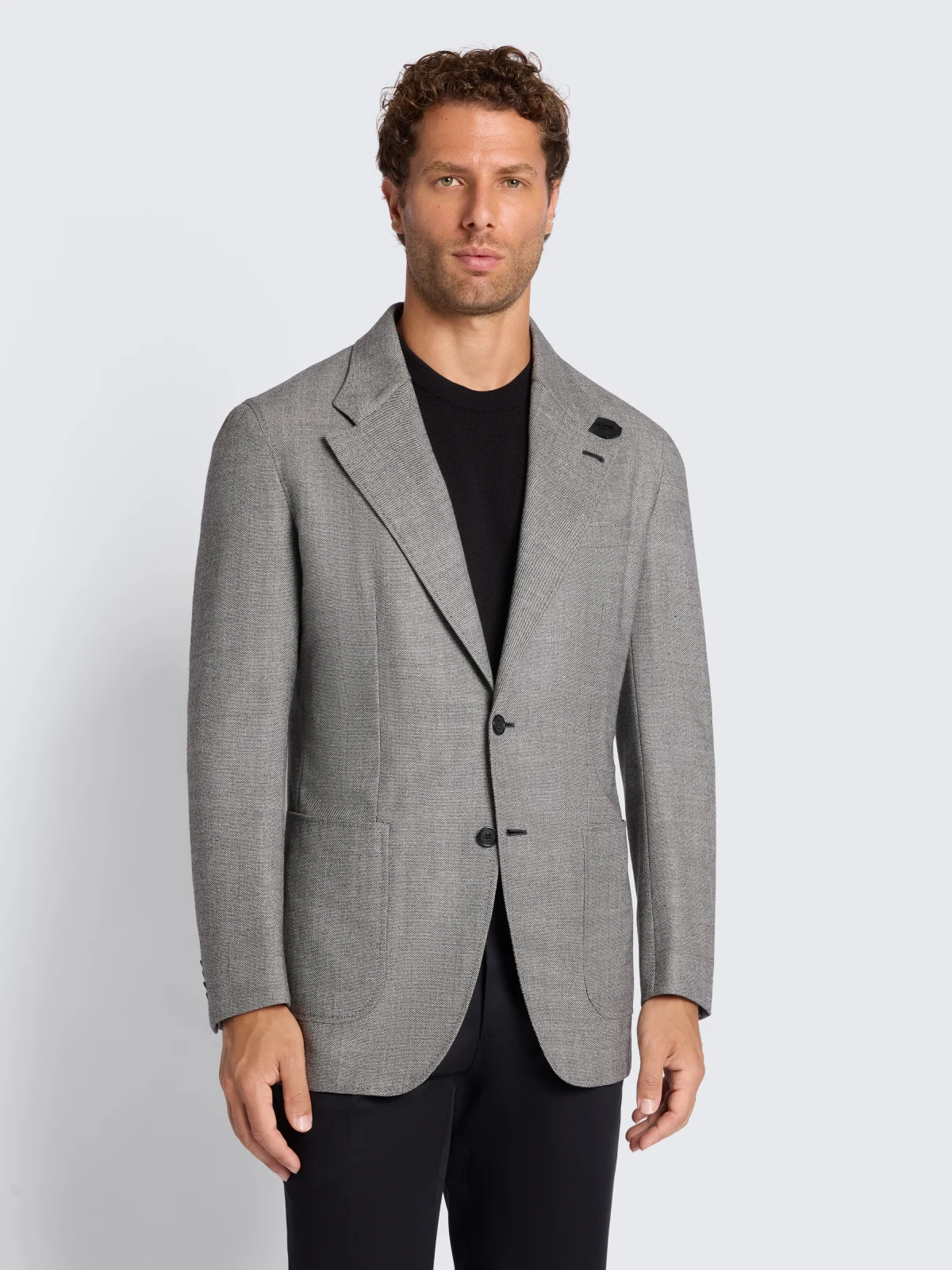 Blazer xám Escorial Brera - Brioni, ảnh chi tiết cùng mẫu
