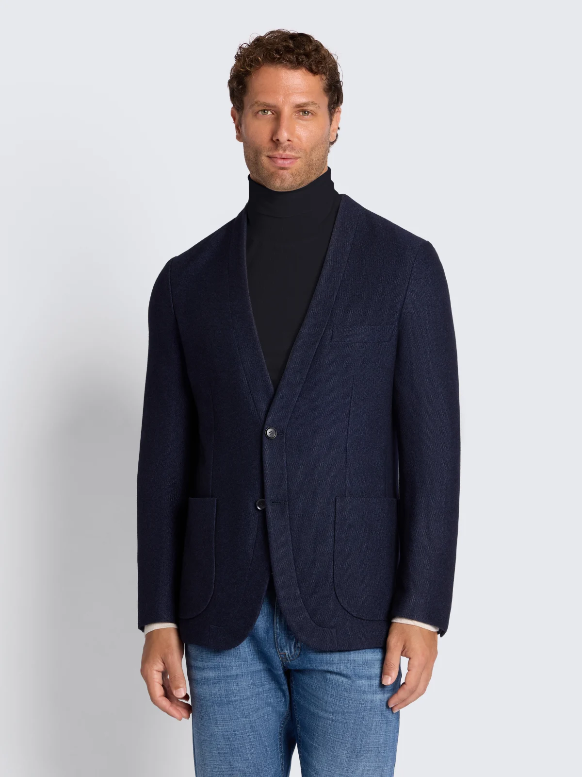 Jardigan xanh navy - Brioni, ảnh chi tiết cùng mẫu
