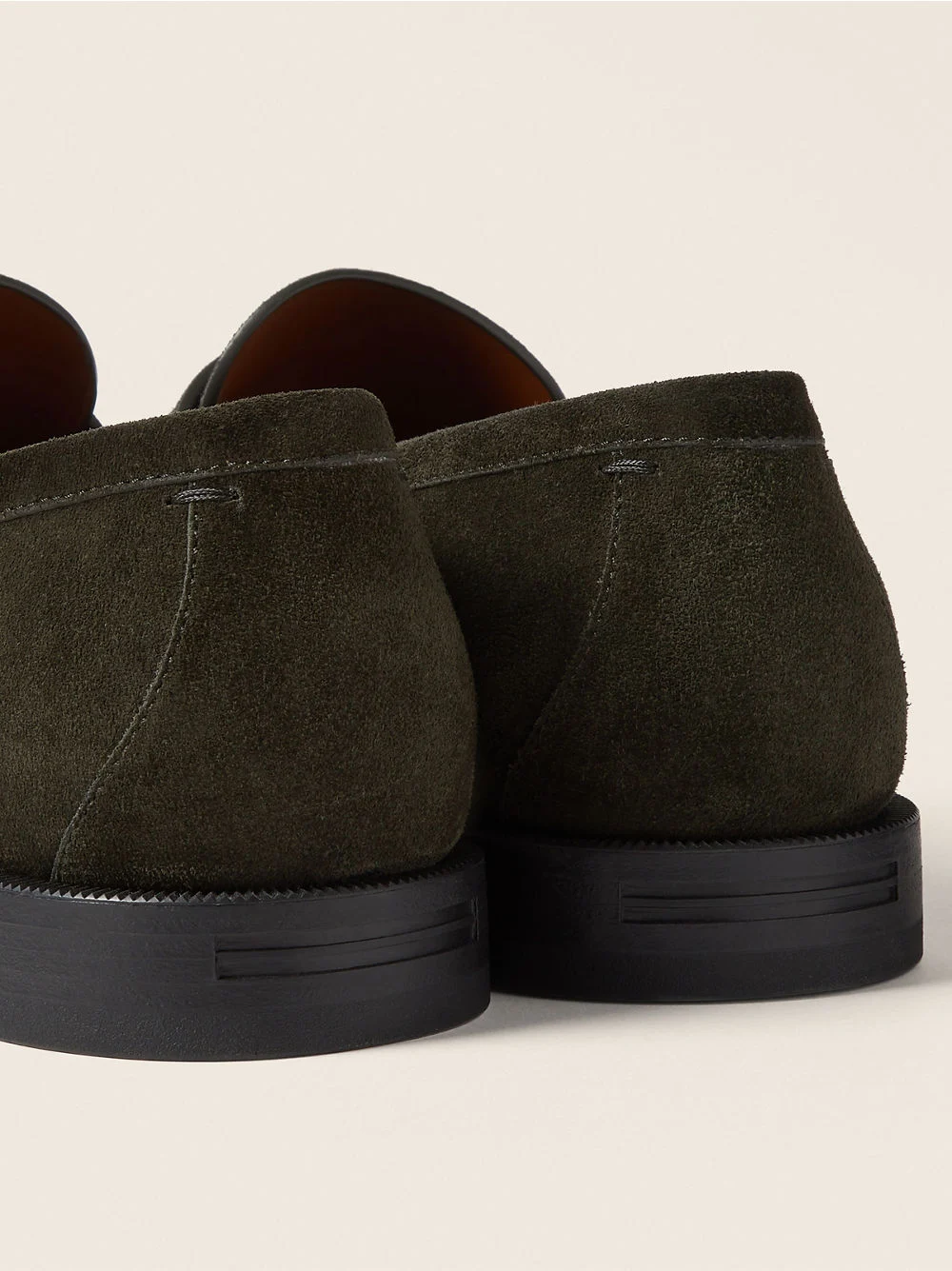 Mocassin Corso suede xanh olive - ZEGNA, ảnh chi tiết cùng mẫu