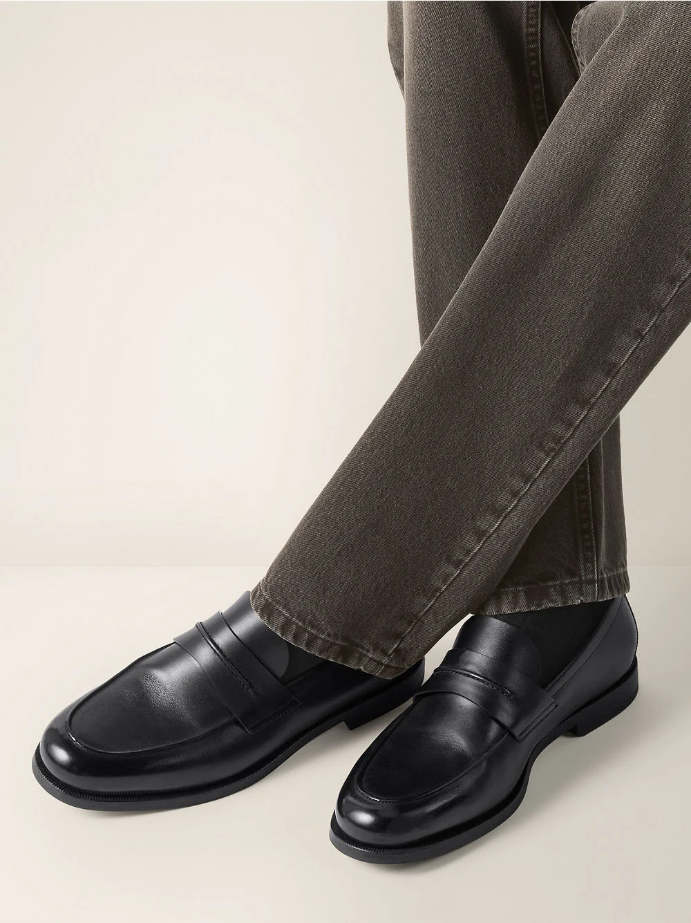 Mocassin Corso da đen - ZEGNA, ảnh chi tiết cùng mẫu
