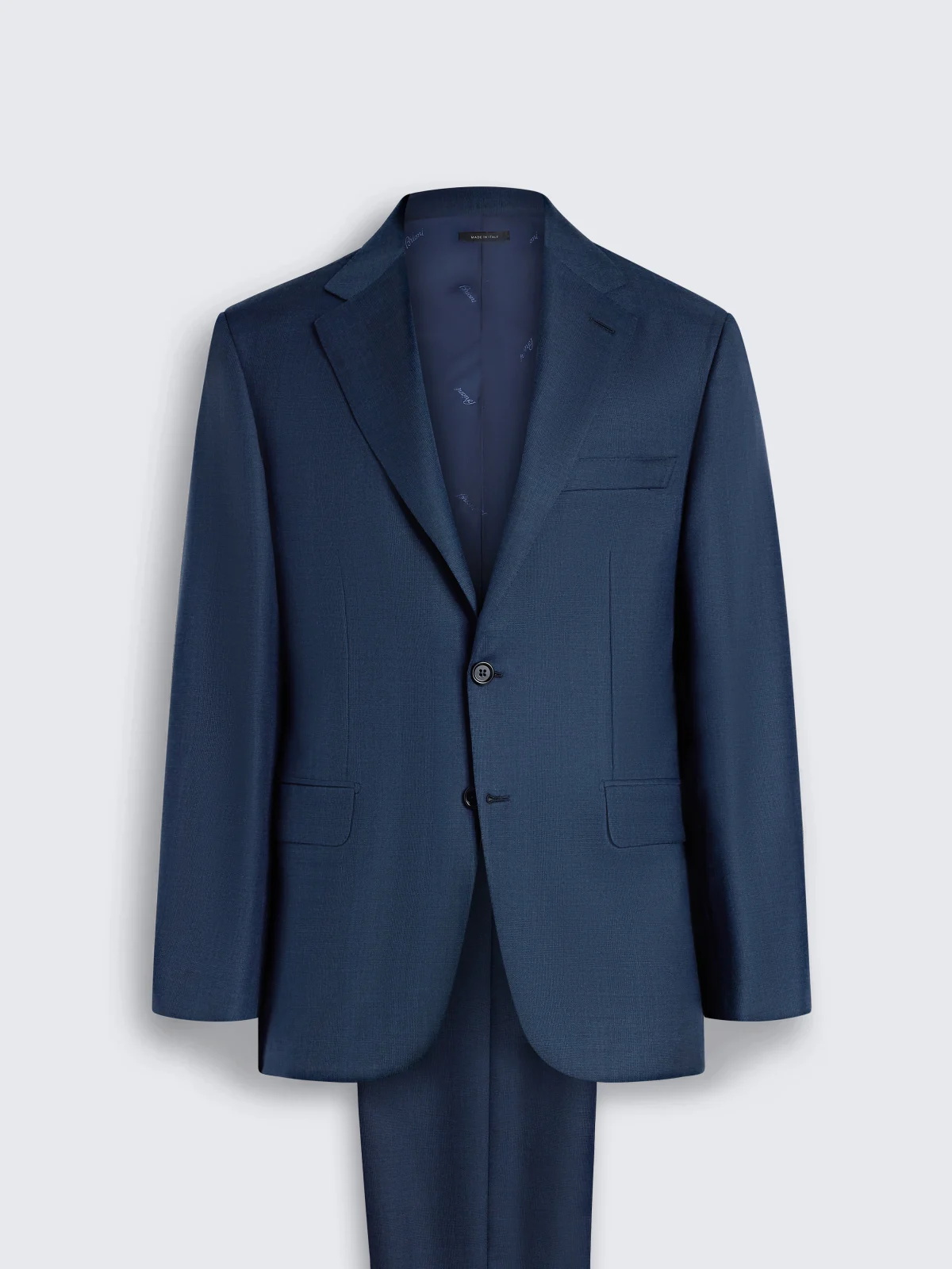 Suit Brunico navy glen plaid