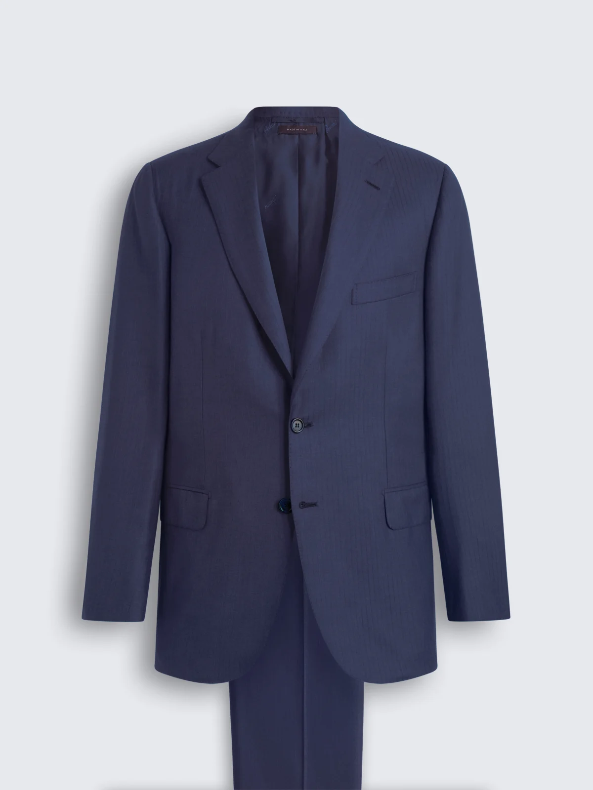 Suit Brunico xanh royal sọc nhỏ