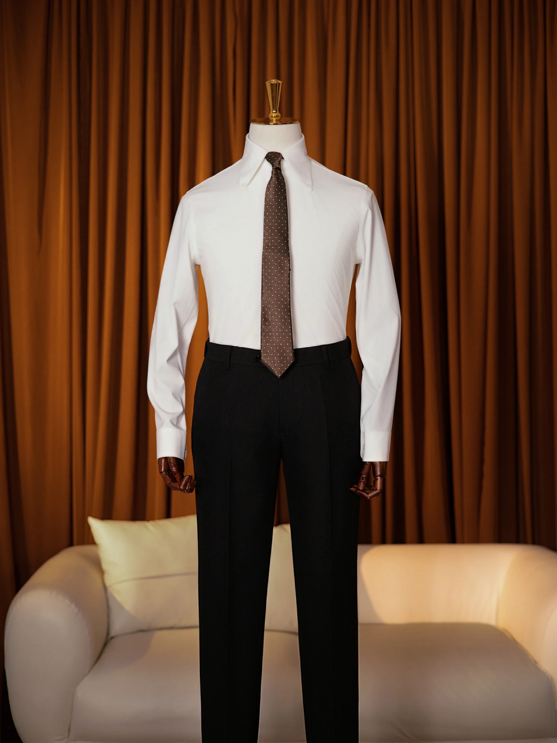 Sơ Mi Trắng Button-Down